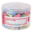 Kép 1/2 - Binder csipesz DELI 25 mm színes 48 darabos