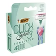 Kép 2/2 - Borotvafej BIC Soleil Click3 Sensitive női 4 darab/bliszter
