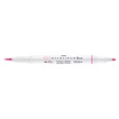 Kép 2/2 - Ecsetfilc kétvégű ZEBRA Mildliner Fluorescent rózsaszín