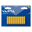 Kép 1/2 - Elem mikro VARTA Longlife AAA 10-es