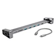 Kép 1/3 - Elosztó HUB HAMA USB Type-C + 4xUSB 3.1/HDMI/LAN/USB Type-C/PD/SD