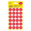Kép 1/4 - Etikett AVERY 3004 jelölőpont 18mm piros 96 darabos