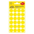 Kép 1/5 - Etikett AVERY 3007 jelölőpont 18mm sárga 96 darabos