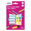 Kép 1/2 - Etikett AVERY 50 mm x 10 mm tollcímke színes vicces 30 címke/csomag 2 íves