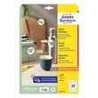 Kép 2/5 - Etikett AVERY L3415-10 kör alakú 40 mm átmérő 240 címke/doboz 10 ív/doboz