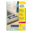 Kép 2/5 - Etikett AVERY L6013-20 210x297mm laser ezüst 20 címke/doboz 20 ív/doboz