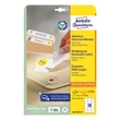 Kép 2/5 - Etikett AVERY L6025REV-25 63,5x46,6mm univerzális visszaszedhető fehér 540 címke/doboz 30 ív/doboz