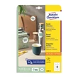Kép 1/2 - Etikett AVERY L6228-10  69 mm univerzális kör 10 íves
