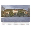Kép 2/5 - Falinaptár TOPTIMER T093 420x310mm fekvő Magyarországi kastélyok 2026.