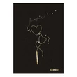 Kép 2/3 - Füzet kockás STREET A/5 54 lapos Black&Gold
