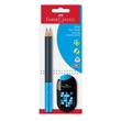 Kép 1/2 - Grafitceruza szett FABER-CASTELL Grip 2001 HB kéttónusú + hegyező és radír