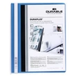 Kép 1/3 - Gyorsfűző DURABLE Duraplus A/4 széles panorámás kék