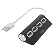 Kép 1/2 - Kábel elosztó HAMA USB 2.0 + 4xUSB 2.0 fekete