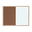 Kép 2/2 - Kombitábla OPTIMA 90x120 parafa/mágneses-törölhető