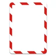 Kép 1/2 - Mágneses tasak DJOIS Magneto biztonsági A/4 piros-fehér 2 darabos