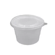 Kép 2/2 - Levesestál tető műanyag 500 ml  100 darabos  3184