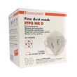 Kép 2/2 - Porálarc szelepes FFP3 NR D HY8232 fehér 1 darabos