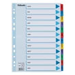 Kép 1/5 - Regiszter ESSELTE Mylar A/4 laminált karton Jan-Dec