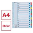 Kép 4/5 - Regiszter ESSELTE Mylar A/4 laminált karton Jan-Dec