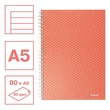 Kép 2/3 - Spirálfüzet vonalas ESSELTE A/5 80 lapos Colour Breeze korall