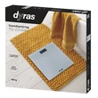 Kép 2/2 - Személymérleg DYRAS PS-2013WH LCD üveg fehér