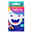 Kép 1/2 - Zsírkréta NEBULO Jumbo háromszögletű hegyezett 12 színű
