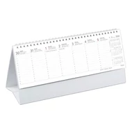 Asztali naptár kép nélküli TOPTIMER T065 álló fehér lapos papír táblás 2026.