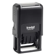 Bélyegző TRODAT Printy 4.0 4750 dátum ISO számmal fekete párna