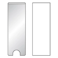 Címketartó tok DJOIS öntapadós gerincjelölő betétlappal 25x75 mm 12 darabos