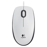 Egér vezetékes LOGITECH M100 USB 1000 DPI fehér