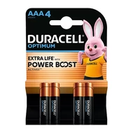 Elem mikro DURACELL Optimum AAA 4-es
