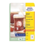 Etikett AVERY L5081 65 mm kör visszaszedhető 10 íves Etikett AVERY L5081 65 mm kör visszaszedhető 10 íves