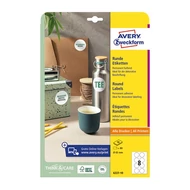 Etikett AVERY L6227-10  65 mm univerzális kör 10 íves