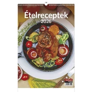 Falinaptár TOPTIMER T094 220x330mm álló Ételreceptek 2026.