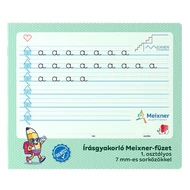 Foglalkoztató füzet ICO Süni A/4 32 lapos Meixner-féle írás gyakorló 1. osztályos 7 mm sorközzel