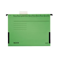 Függőmappa oldalvédelemmel LEITZ Alpha Standard A/4 karton zöld 25 darabos