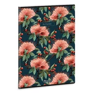 Füzet kockás ARS UNA A/4 40 lapos Extra kapcsos Flowery Green