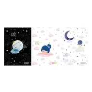 Füzet vonalas STREET A/4 54 lapos Black&Gold margóval