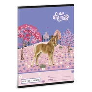 Füzet vonalas ARS UNA A/5 32 lapos 12-32 3.osztályos Cute Animals-Horse