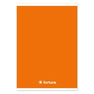 Füzet vonalas FORTUNA Monocolor A/5 32 lapos 21-32 4-8.osztályos narancssárga