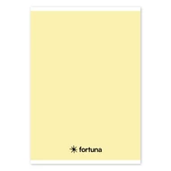 Füzet vonalas FORTUNA Monocolor A/5 32 lapos 21-32 4-8.osztályos pasztell sárga
