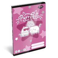 Füzet vonalas LIZZYSULI A/5 32 lapos 12-32 3.osztályos Kittok Stars Purrfect