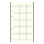 Gyűrűs kalendárium betét SATURNUS L327 négyzethálós jegyzetlap sárga lapos