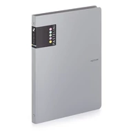 Gyűrűskönyv PASTELINI A/4 4 gyűrű PP 20 mm szürke