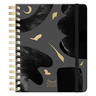 Határidőnapló PLANALL Classic B/5 heti spirálos keményfedelű gumis Paint 2026.