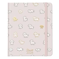 Határidőnapló PLANALL New Classic B/5 heti keményfedelű gumis Fur baby 2026.