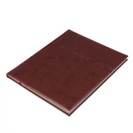 Határidőnapló REALSYSTEM Business A/4S heti sárga lapos élei egyedi grafikával nyomott bronz 2026.