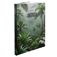 Határidőnapló REALSYSTEM Picture B/5 heti fehér lapos Tropical 2026.