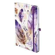 Határidőnapló TOPTIMER "Csak nőknek" N018 A/5 heti fehér lapos Lila toll  2026.