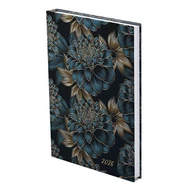 Határidőnapló TOPTIMER Joy J012 B/6 heti fehér lapos Dália Metalizált arany 2026.